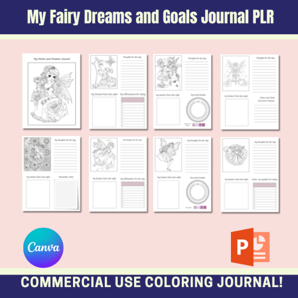 My Fairy Dreams and Goals Journal