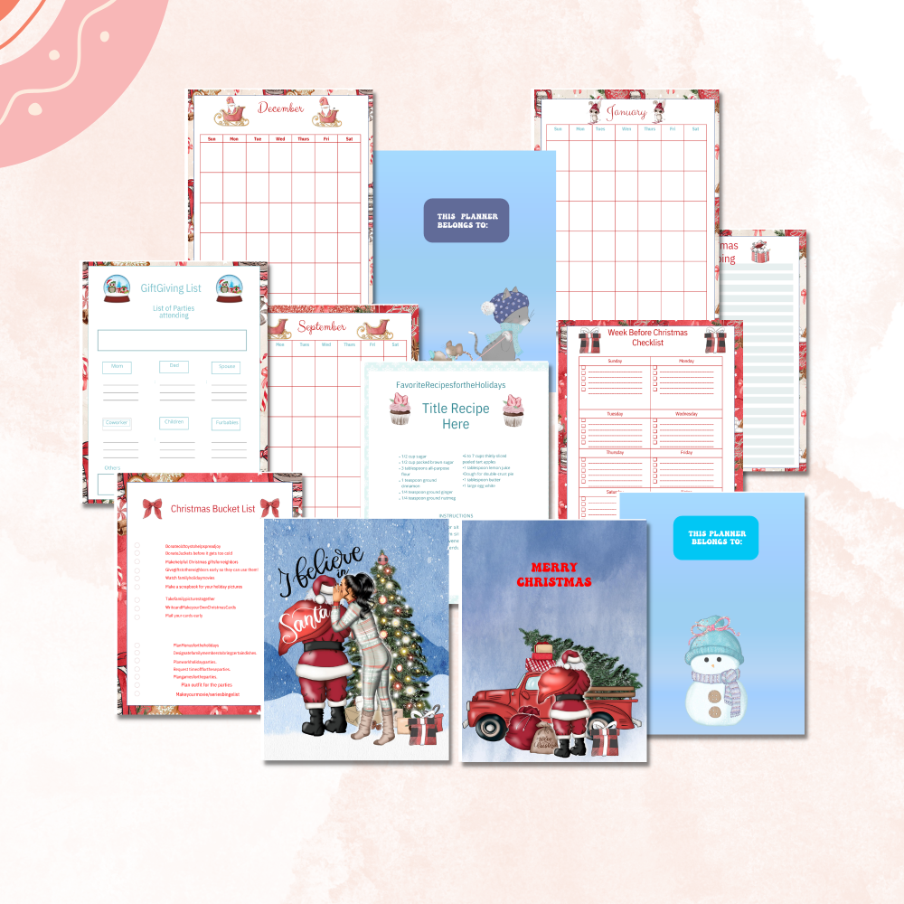 DFY Simplify Your Christmas Holiday Planner PLR with PLR Reseller rights
