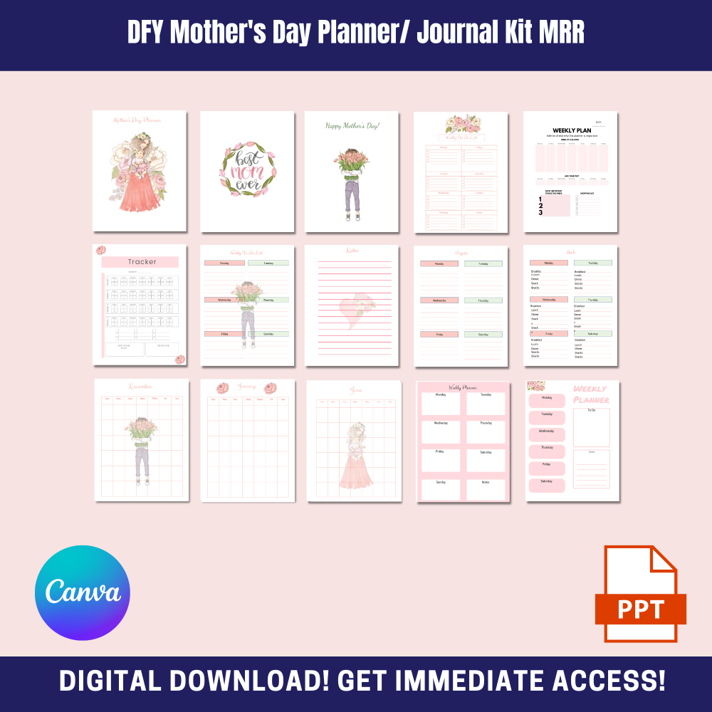 DFY Mother's Day Planner MRR