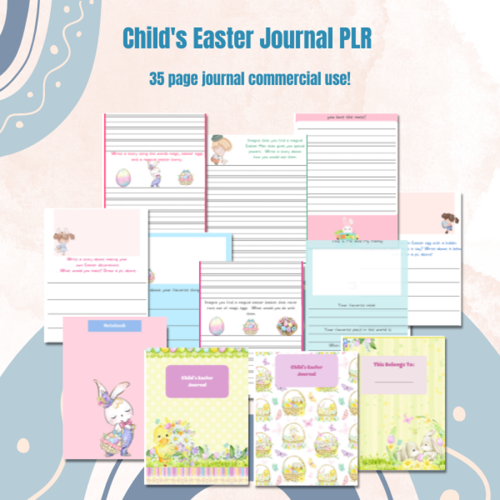 DFY Child's Easter Journal PLR