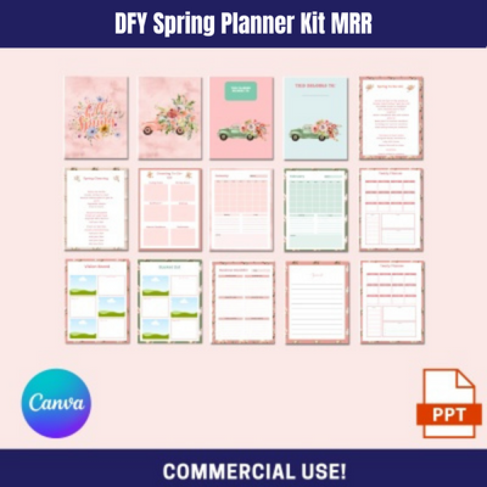 DFY Spring Planner MRR