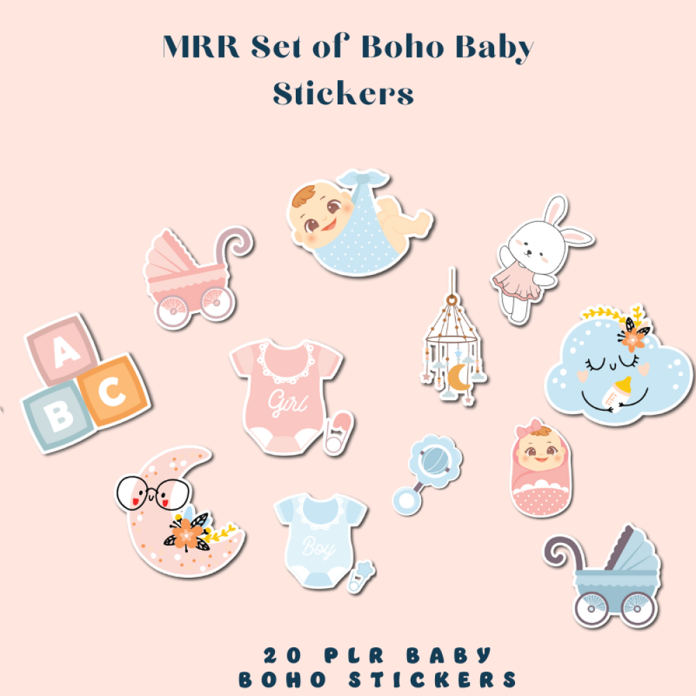 DFY Boho Baby Sickers MRR