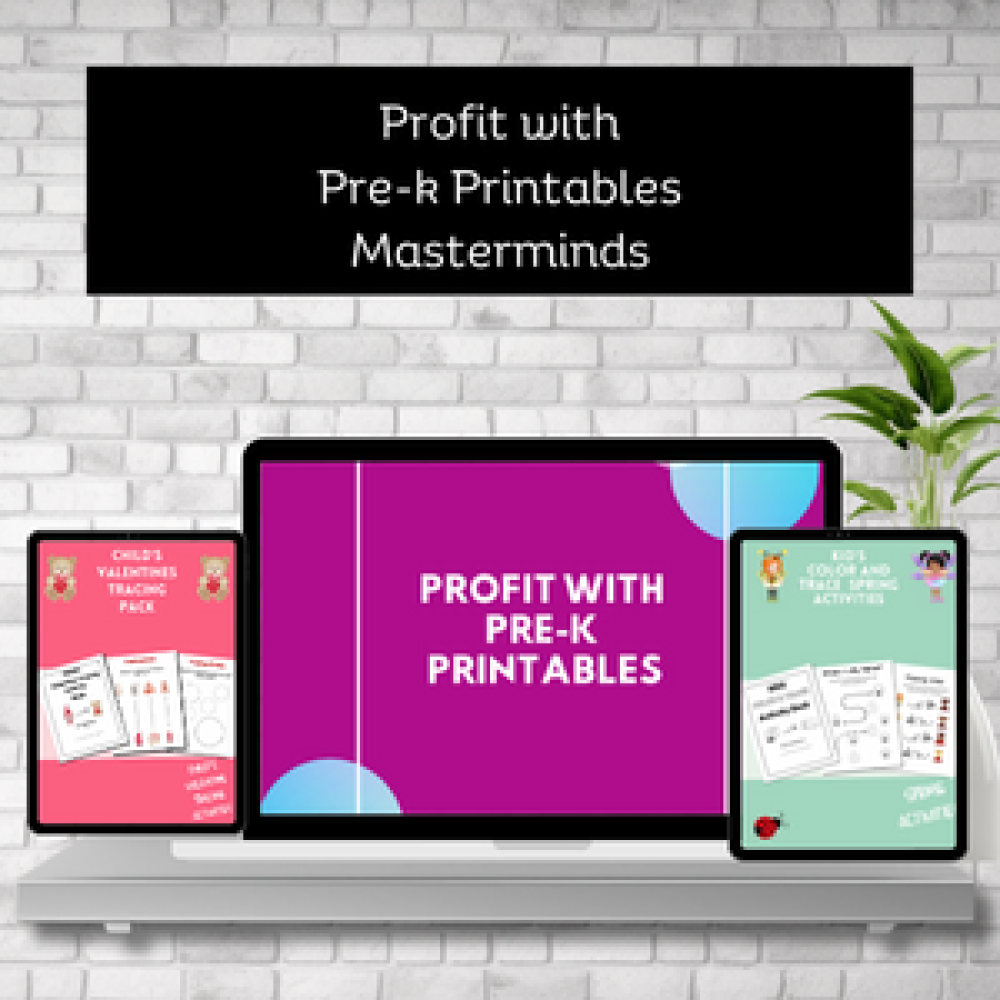 Profit with Pre-K Printables