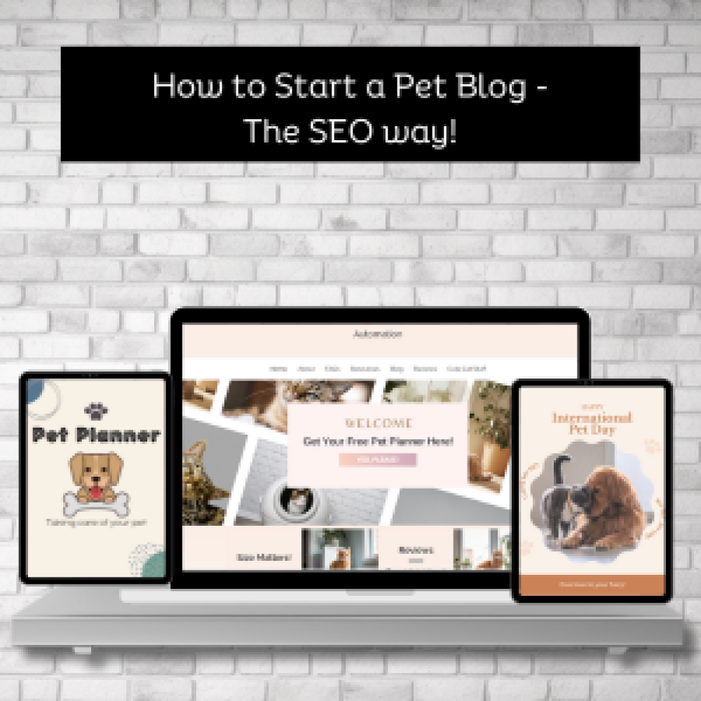 How to Start a Pet Blog - the SEO Way