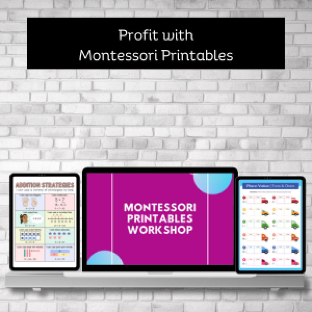 Profit with Montessori Printables