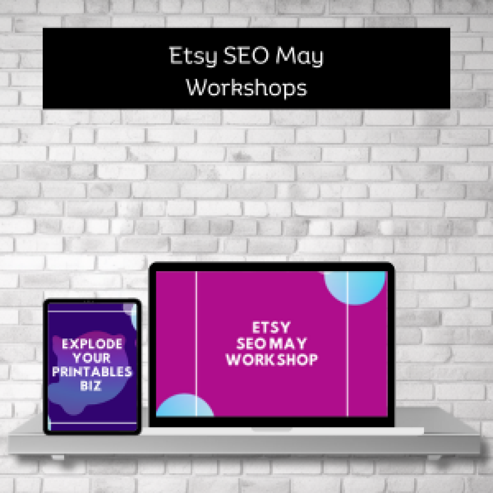 Etsy SEO Workshop May - (Single Purchase)
