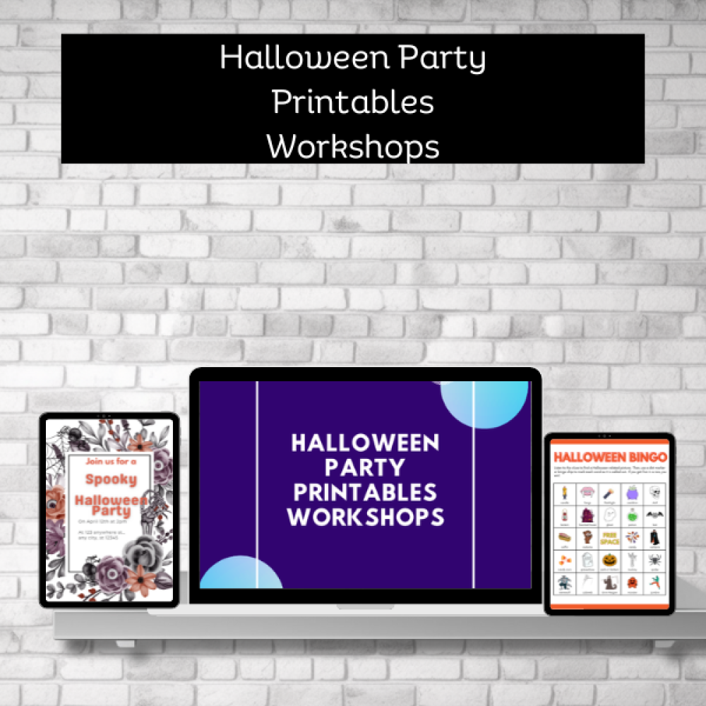 Halloween Party Printables Workshops