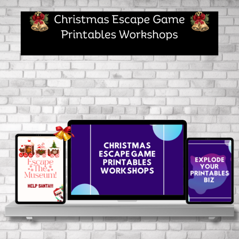 Profit with Christmas Escape Game Printables