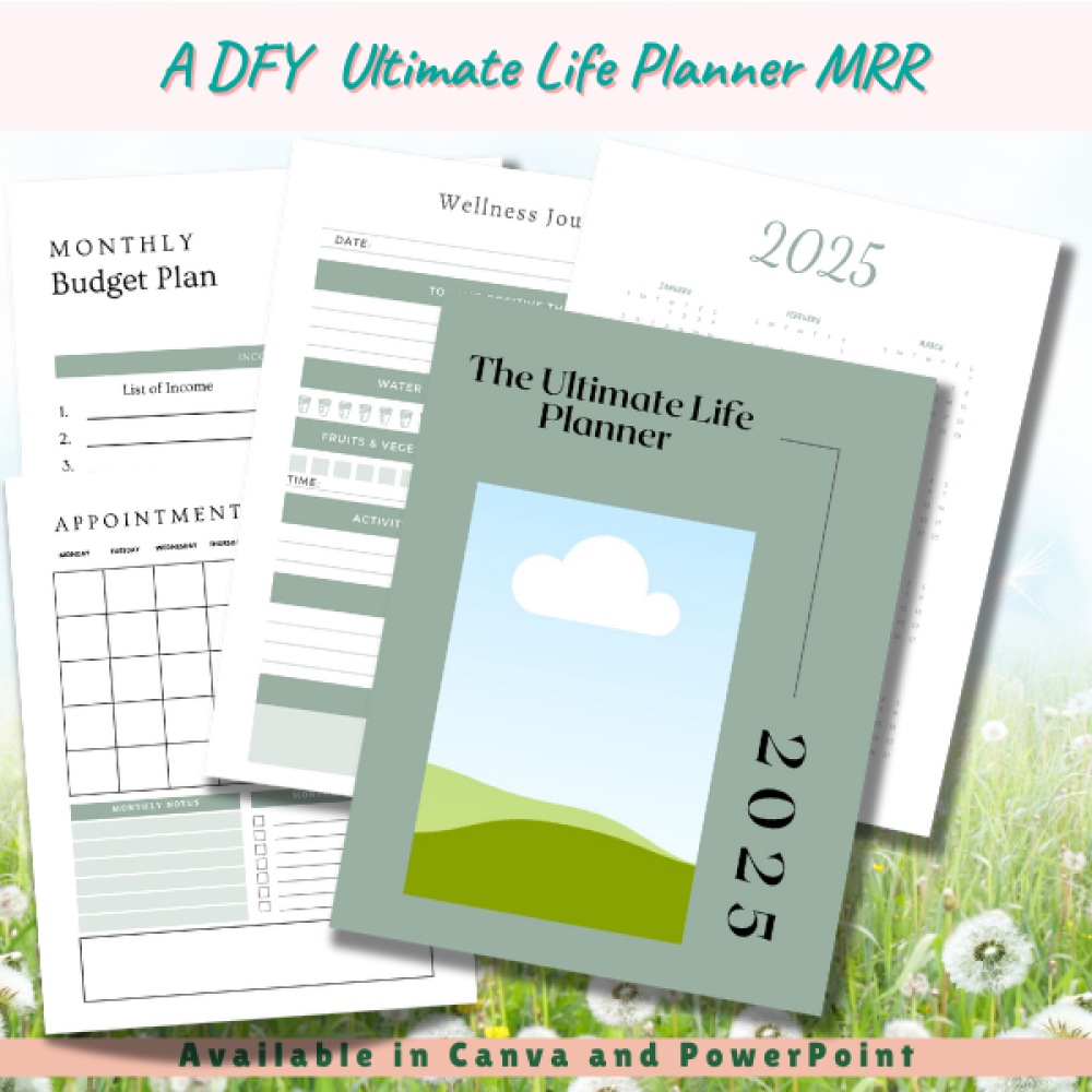 DFY Ultimate Life Planner in MRR