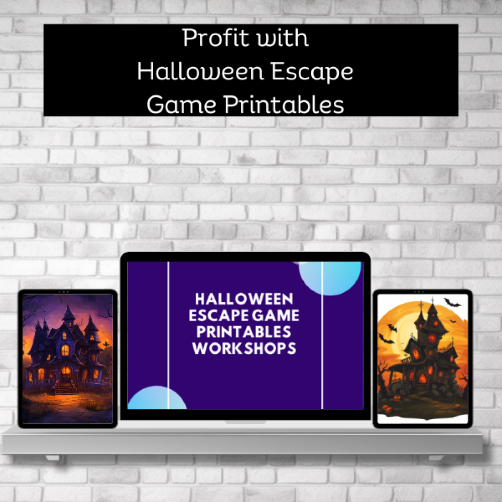 Profit with Halloween Escape Game Printables