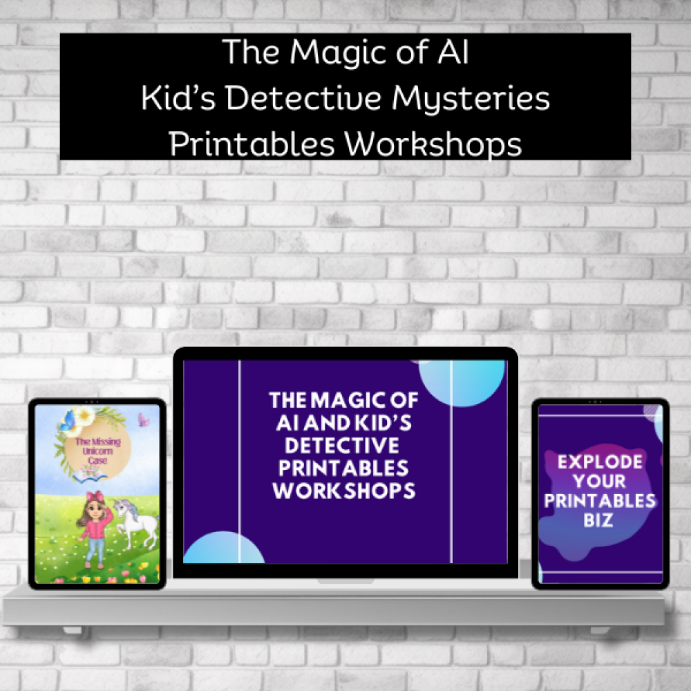 The Magic of AI and Kids Detective Game Printables Workshops