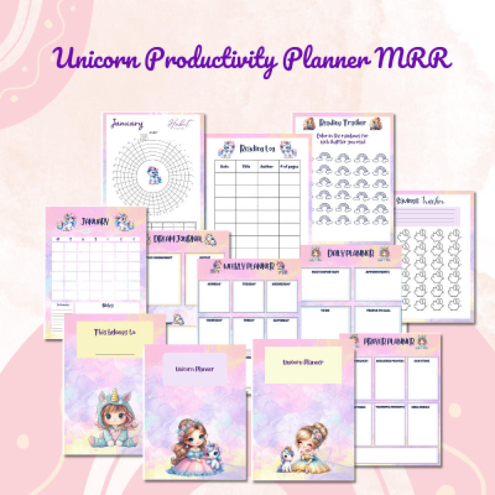 DFY Unicorn Productivity Planner MRR