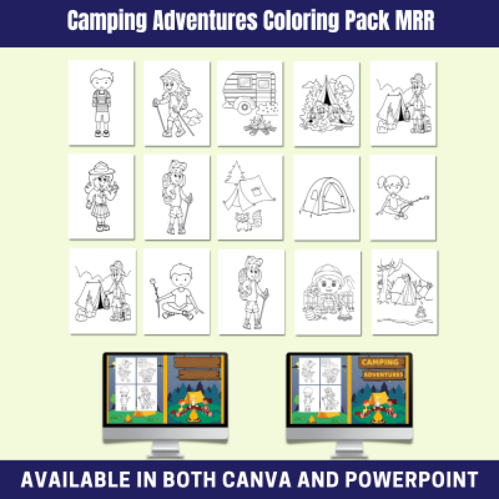 Camping Adventures Coloring Pack MRR