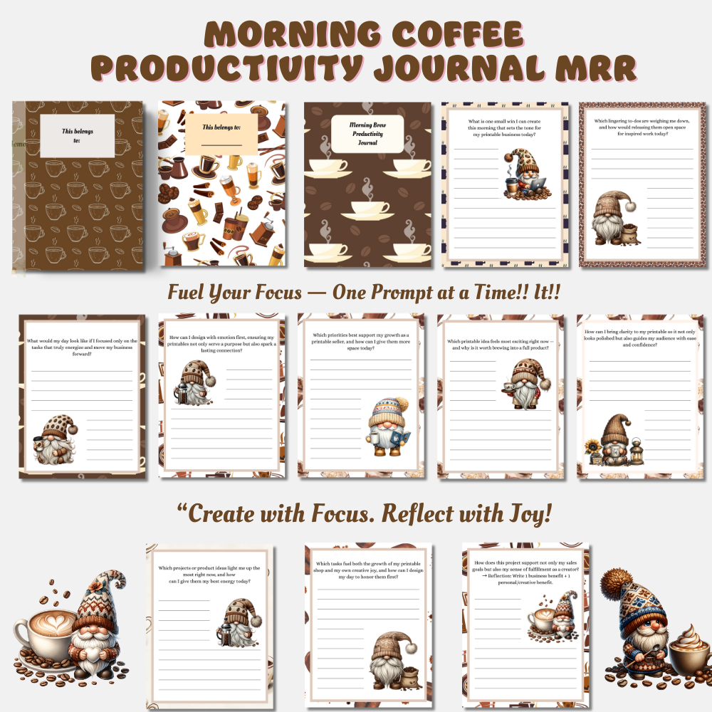 ☕ Morning Brew Productivity Journal  MRR☕
