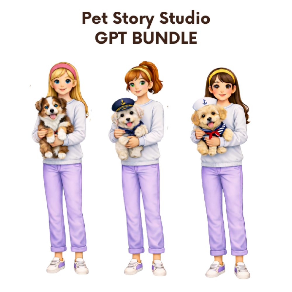 Pet story studio gpt bundle