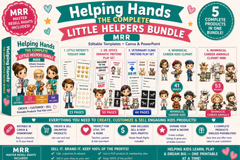 Helping Hands: The Complete Little Helpers Bundle MRR