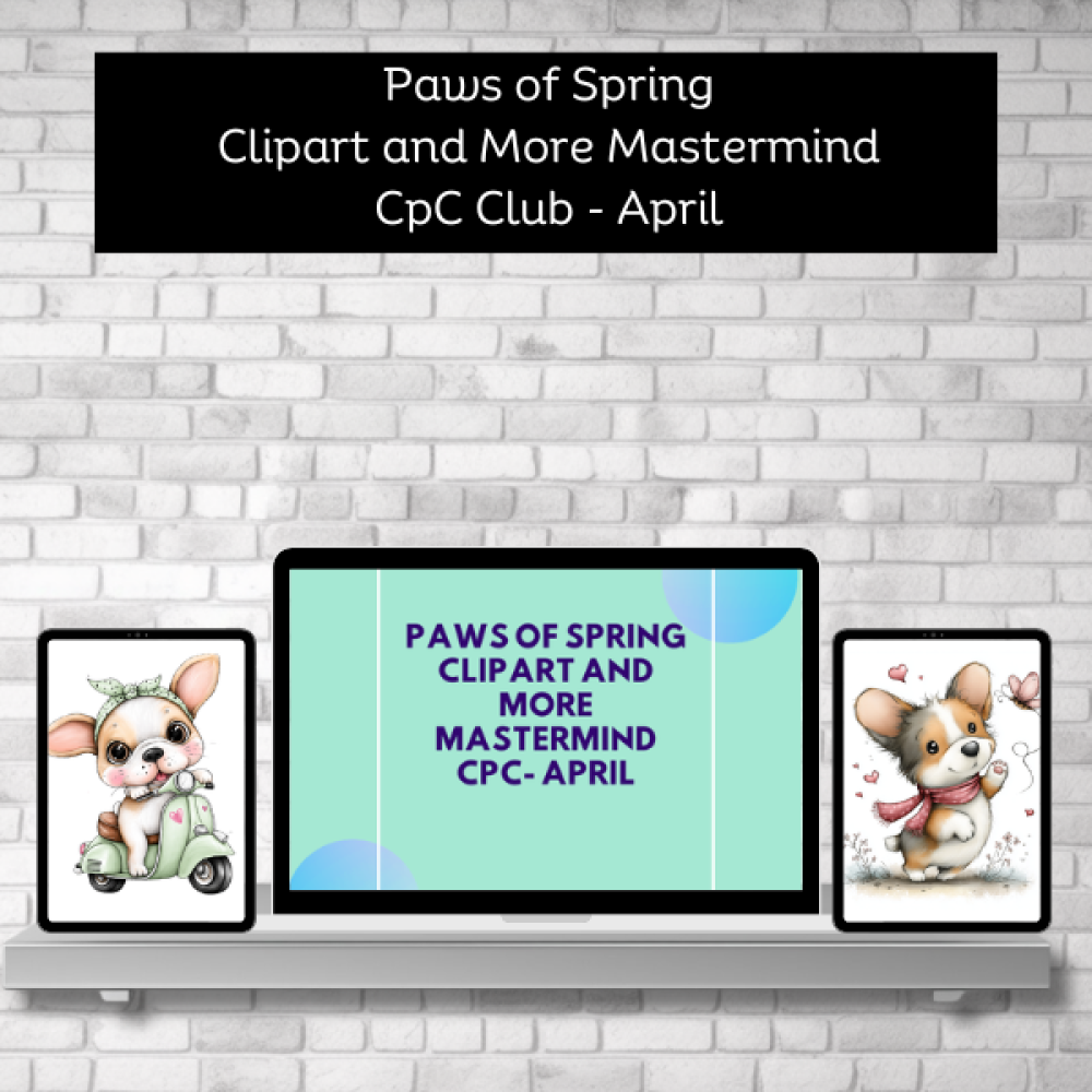 Paws of Spring Clipart Mastermind and More