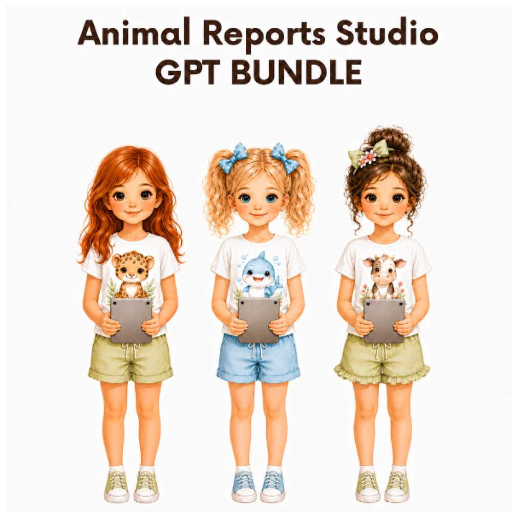 📚 Animal Reports Studio GPT Bundle 🐾