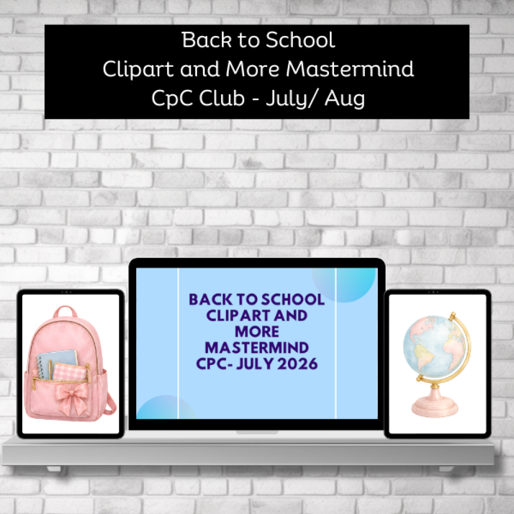 Creative Printables Club - Back to School Clipart and More! Clipart Mastermind