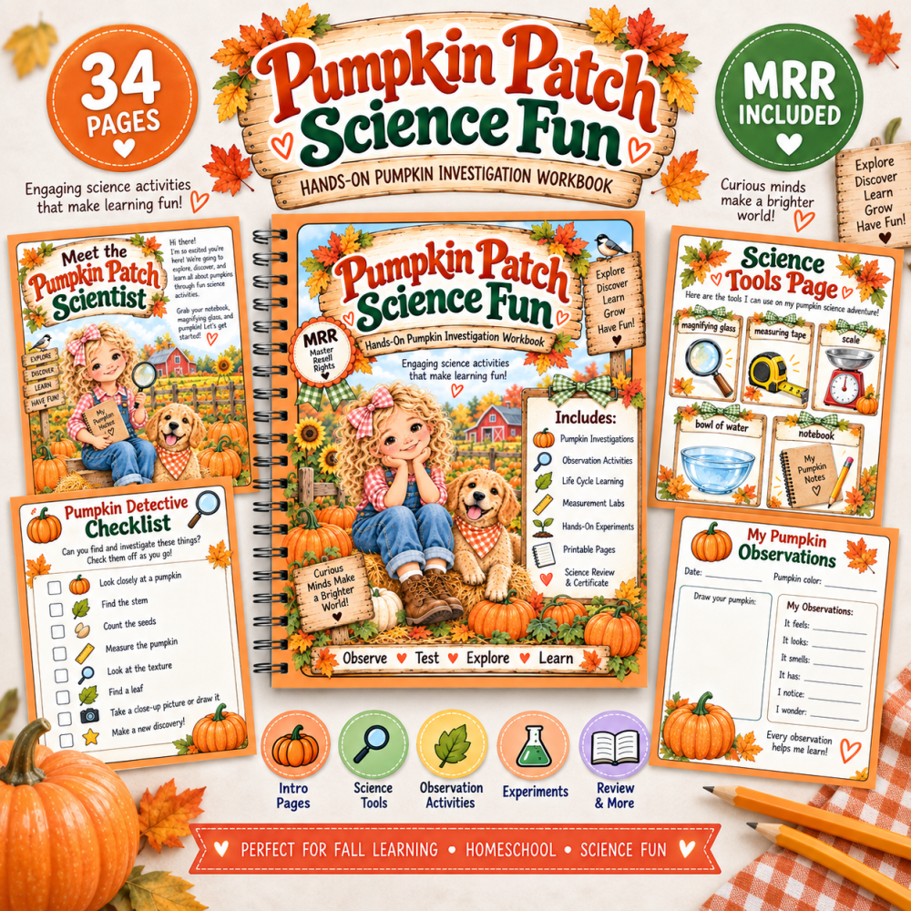 🎃 Pumpkin Patch Science Fun MRR 🎃