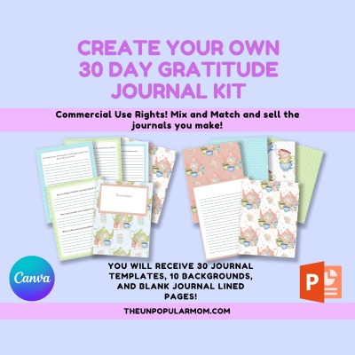 Master Resell Rights Create Your Own 30 day Gratitude Journal