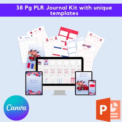 PLR Fourth of July Planner/ Journal Kit