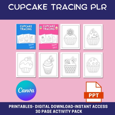 DFY Cupcake Tracing PLR