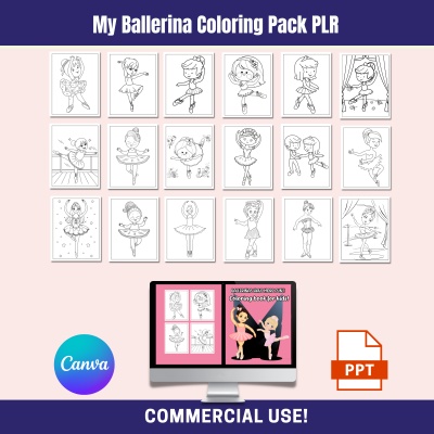 Ballerinas Have More Fun Coloring Pack