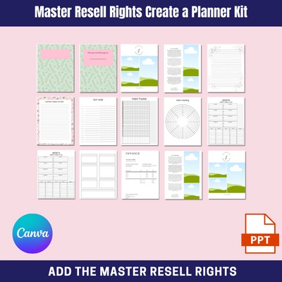 Master Resell Rights Create a Planner Kit