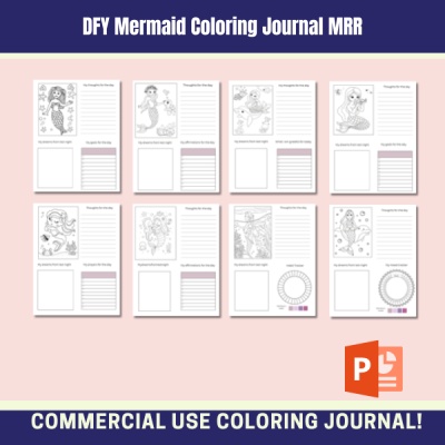 My Mermaid Dreams and Goals Journal MRR