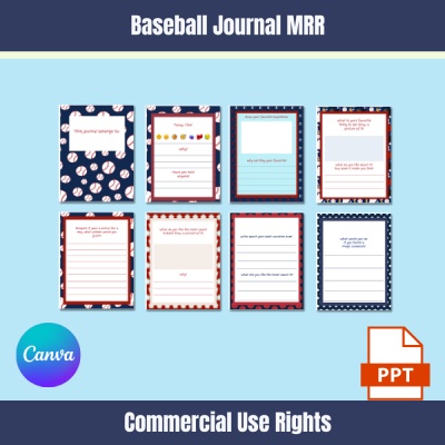 Child's Baseball Journal MRR