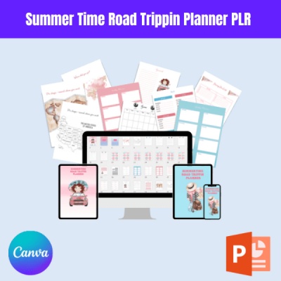 DFY Summertime Road Trippin Planner PLR