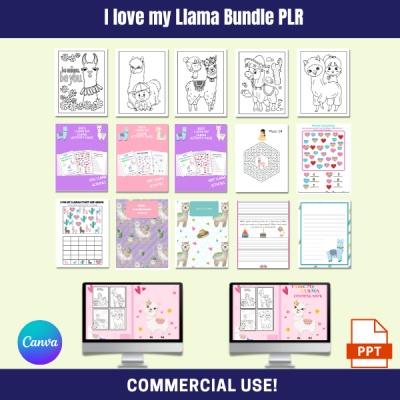 DFY I love My Llama Bundle PLR