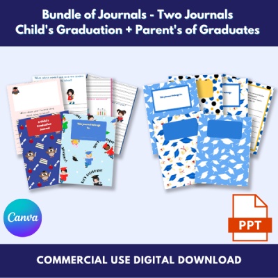 Bundle of Journals - Child's graduation + Parent's of Graduates' Journal
