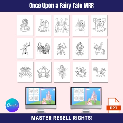 Once Upon A Fairy Tale Coloring Pack MRR