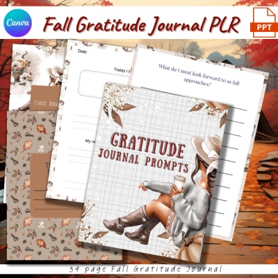 DFY Fall Gratitude Journal MRR