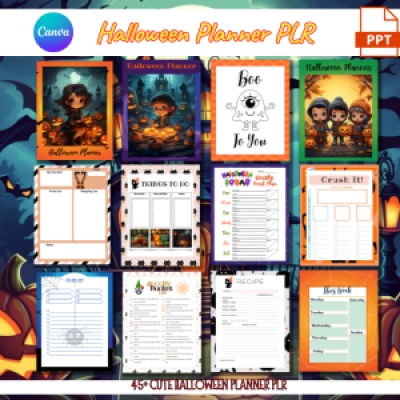DFY Halloween Planner PLR