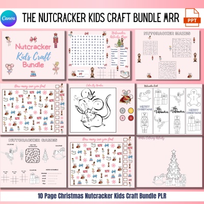DFY Christmas Nutcracker Kid's Craft Bundle MRR