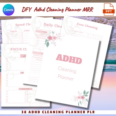 DFY Adhd Cleaning Planner MRR