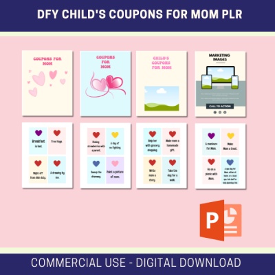 DFY Child's Coupons for Mom PLR