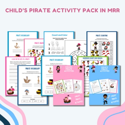 DFY Kid's Pirate Activity Pack MRR