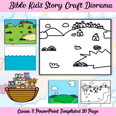 DFY Bible Kid's Story Craft Diorama