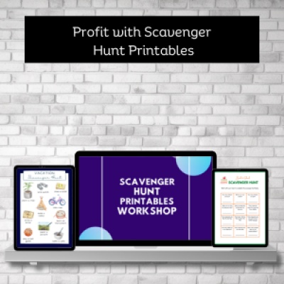 Profit with Scavenger Hunt Printables