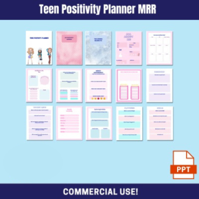DFY Teen's Positivity Planner MRR