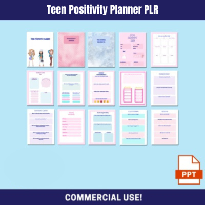 DFY Teen's Positivity Planner PLR
