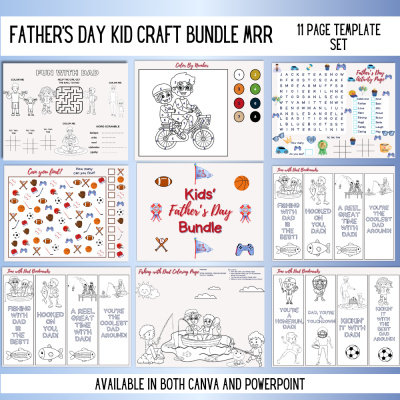 DFY Father's Day Kid Craft Bundle MRR