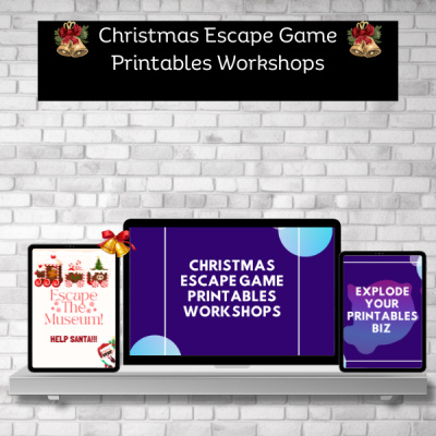 Profit with Christmas Escape Game Printables