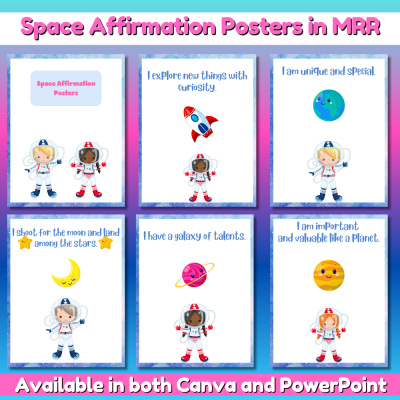 Space Affirmation Posters in MRR