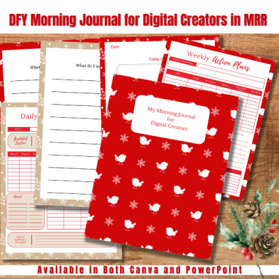Morning Journal for Digital Product Creators MRR