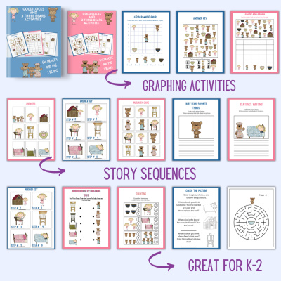 Goldilocks and the 3 Bears Activity Pack PLR